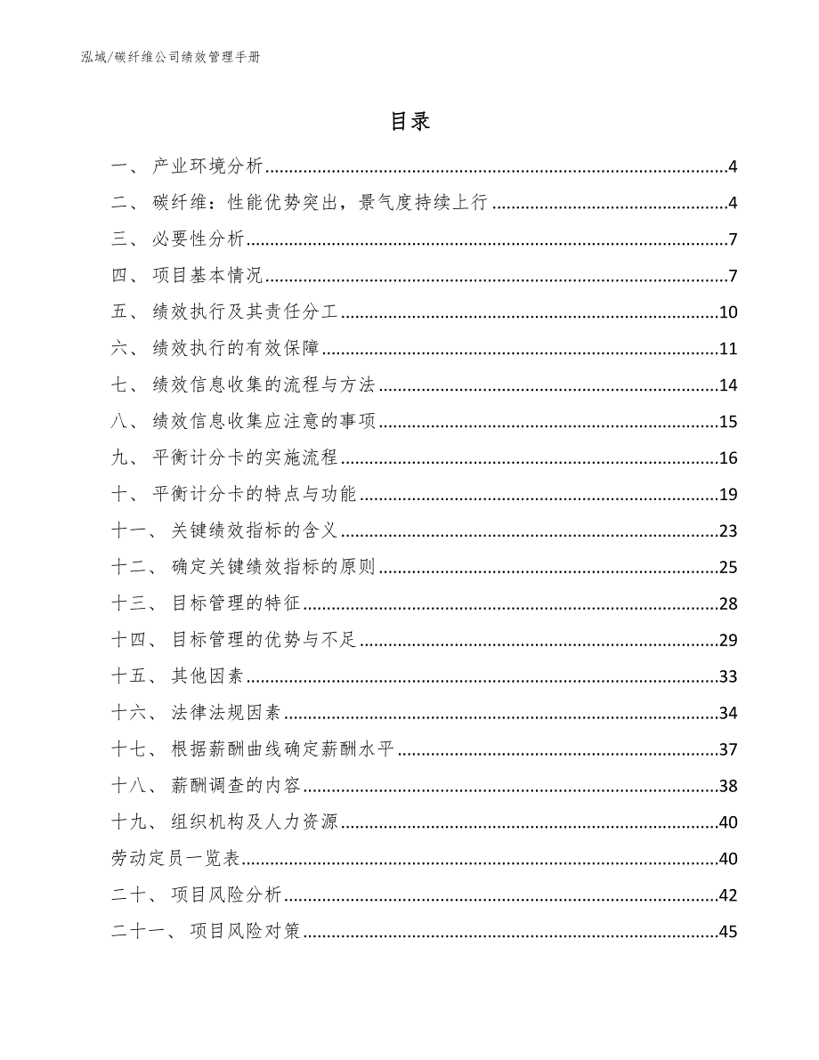 碳纤维公司绩效管理手册_参考_第2页