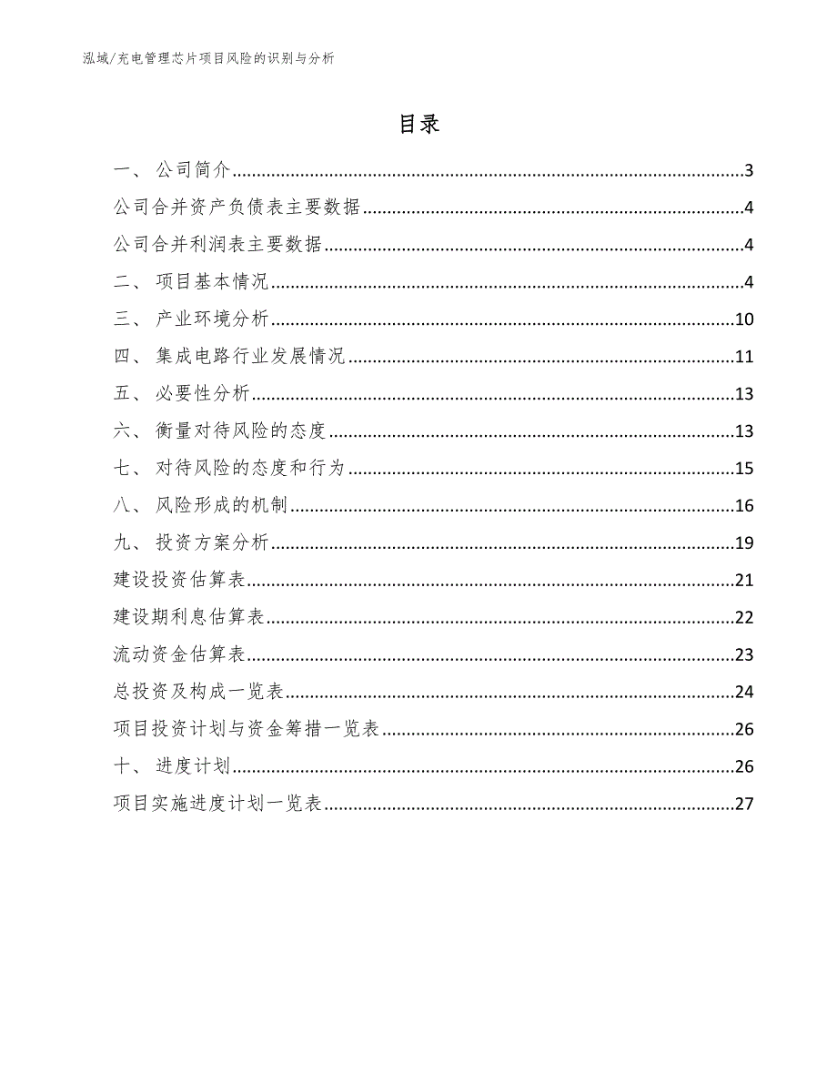 充电管理芯片项目纯粹风险管理方案_第2页