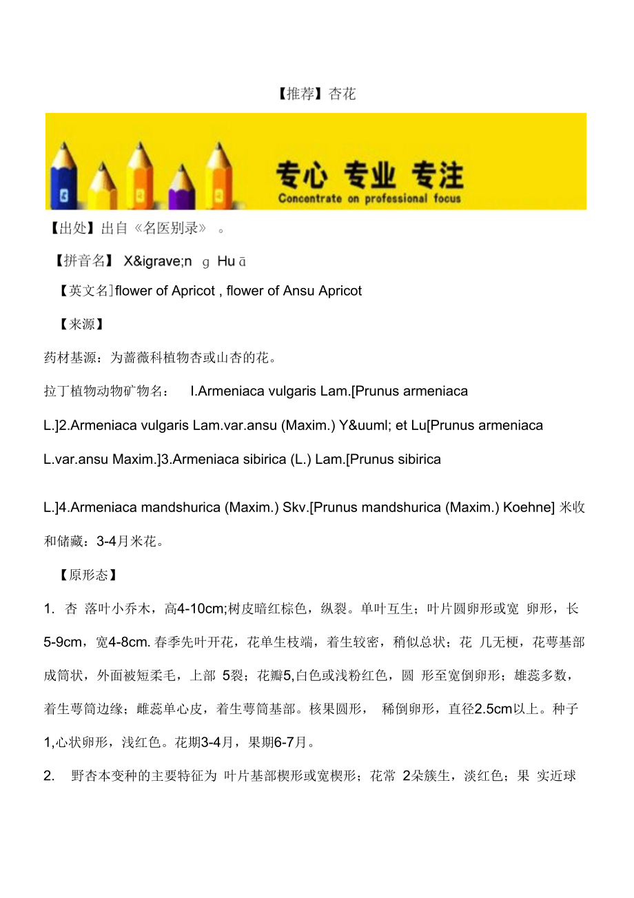 【推荐】杏花_第1页