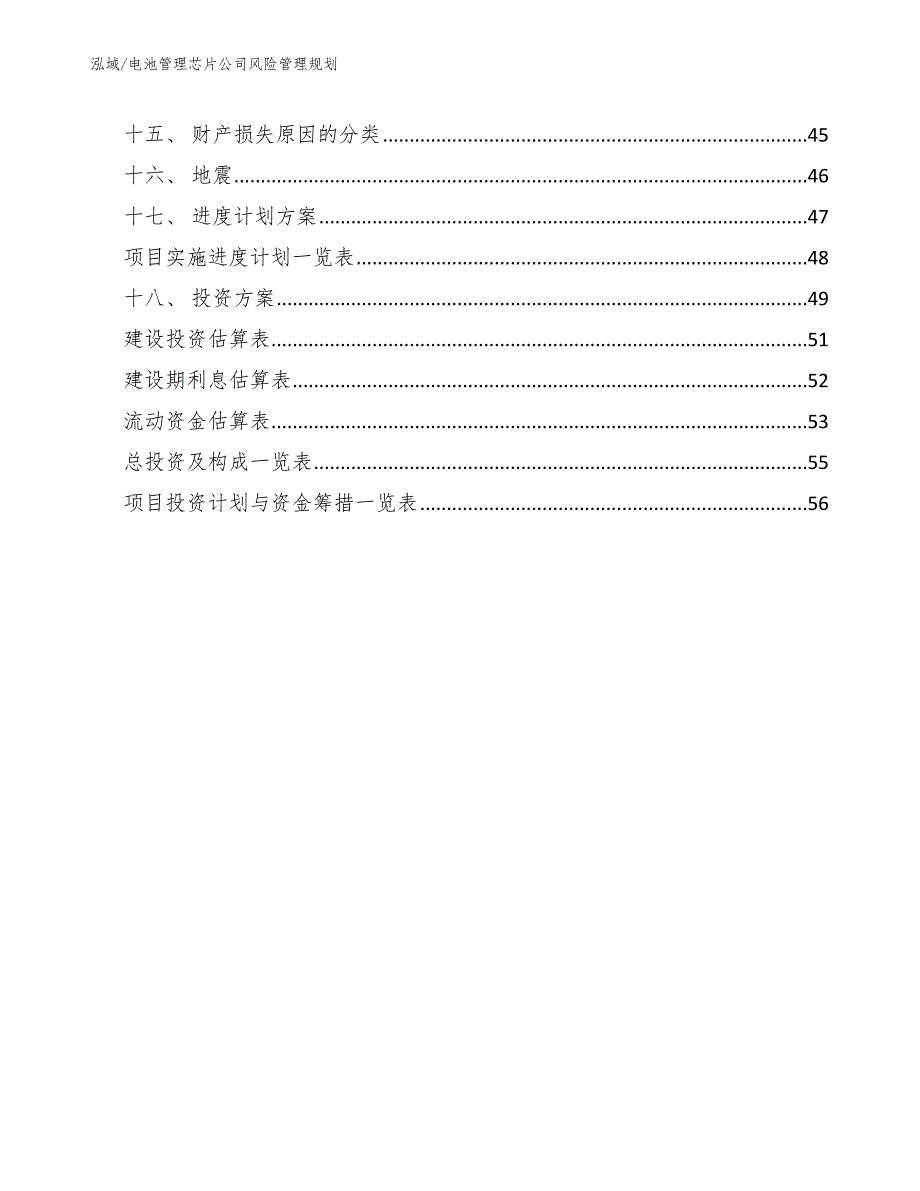 电池管理芯片公司风险管理规划_参考_第3页