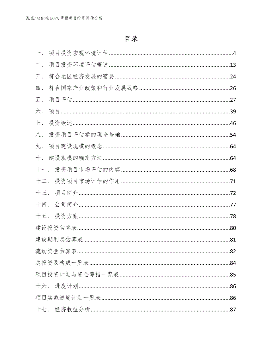 功能性BOPA薄膜项目投资评估总结_第2页