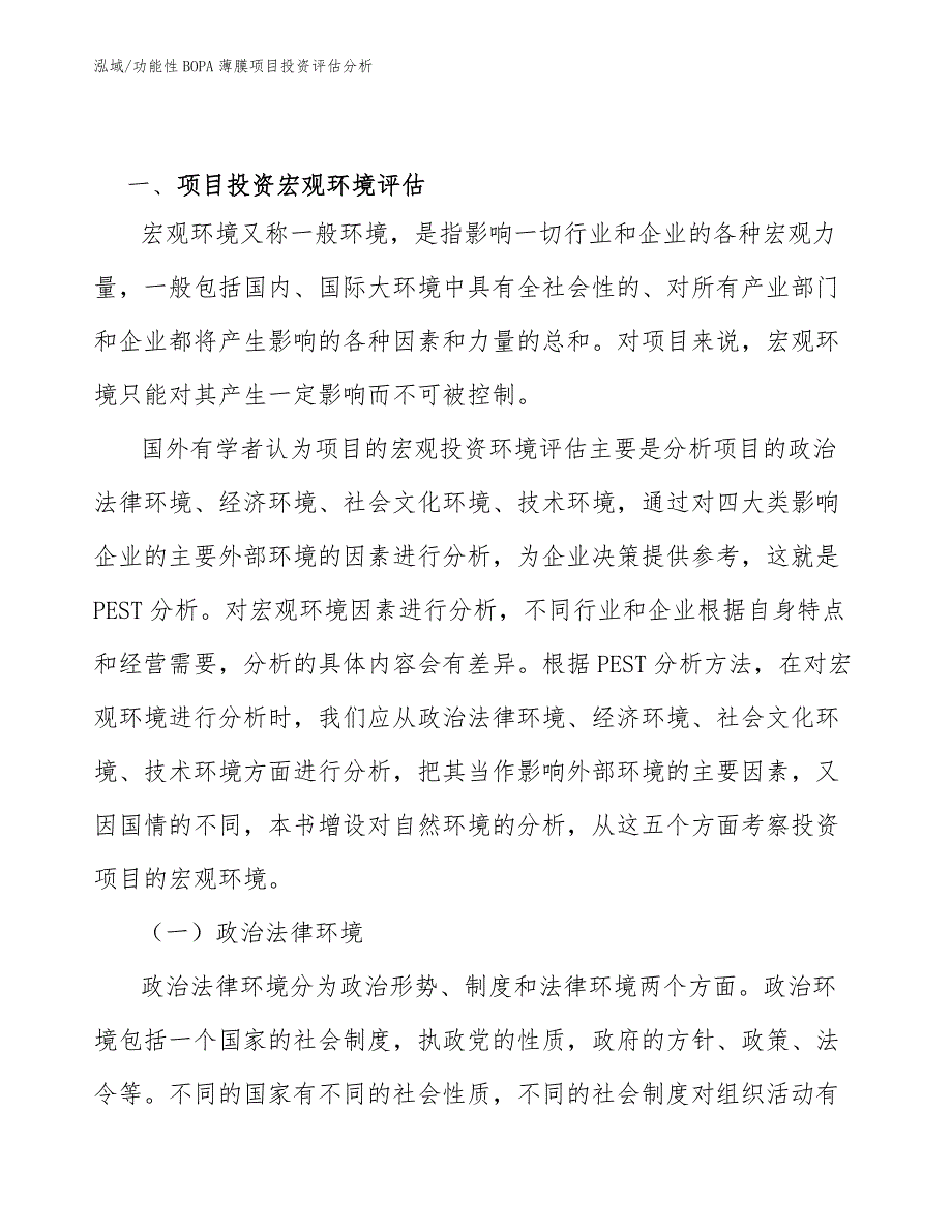 功能性BOPA薄膜项目投资评估总结_第4页