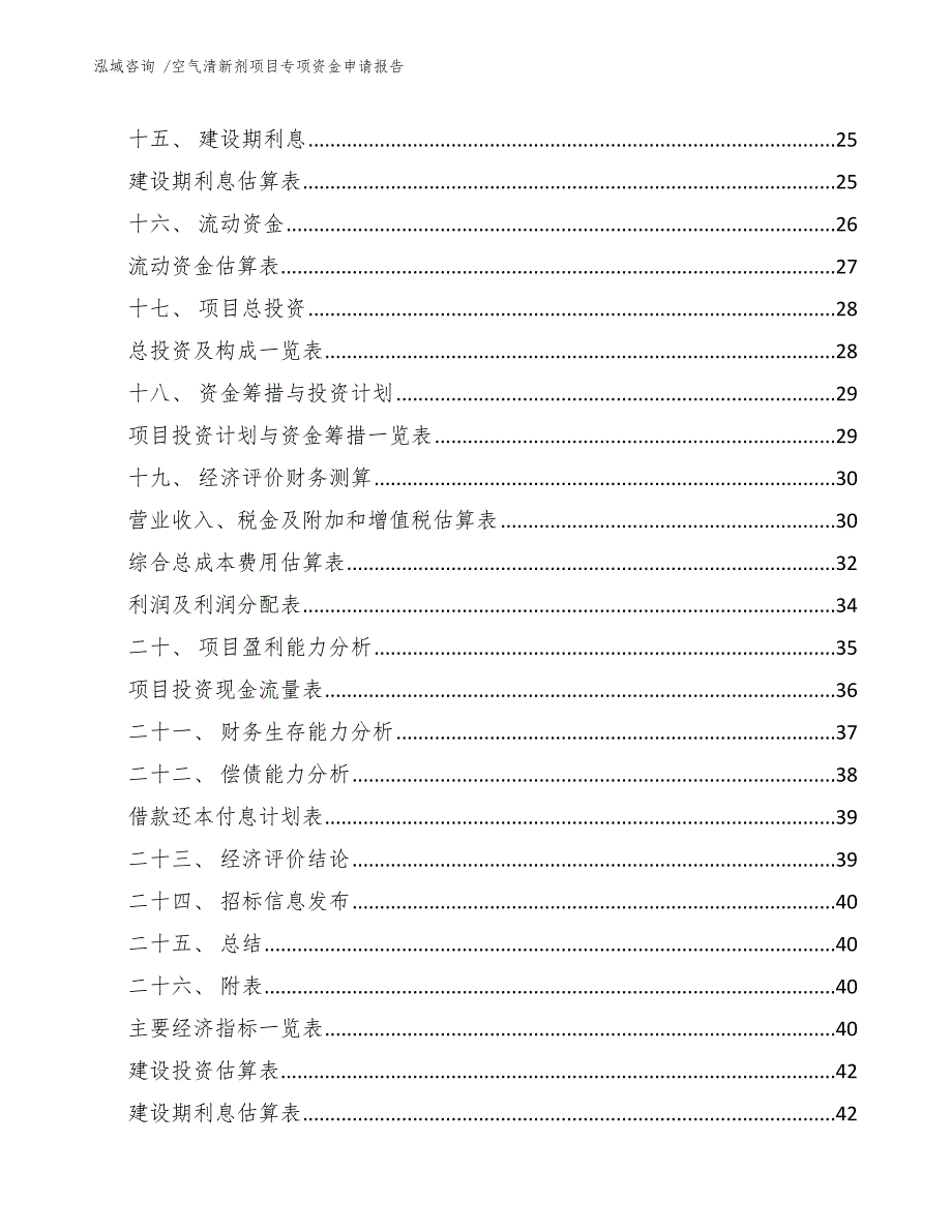 空气清新剂项目专项资金申请报告（范文模板）_第2页