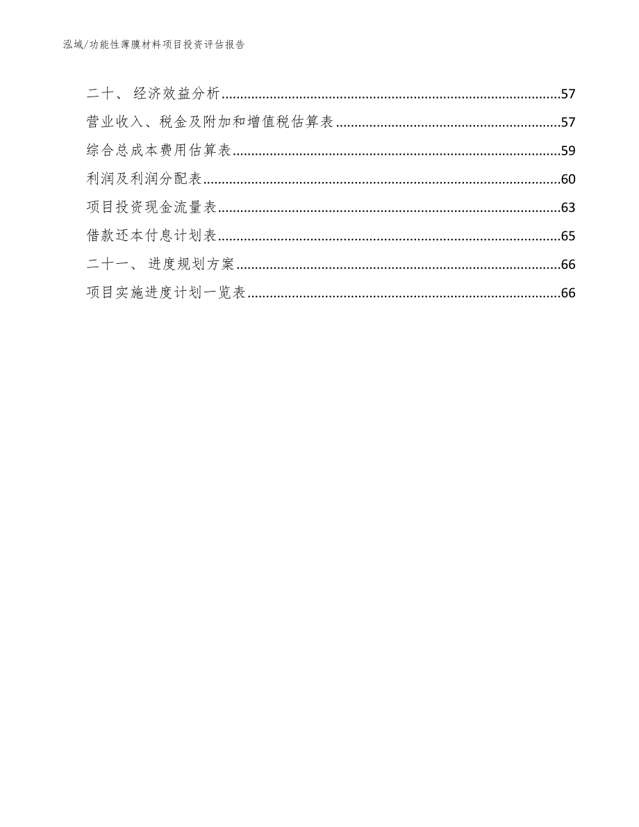 功能性薄膜材料项目投资管理方案（范文）_第2页