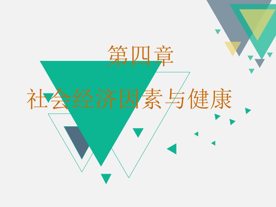 第四章社会经济因素与健康课件_第1页