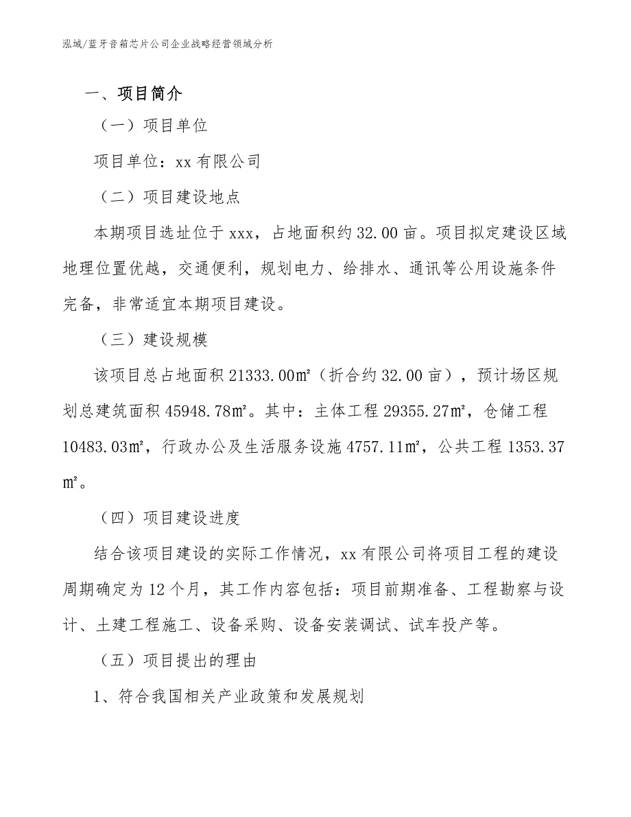 蓝牙音箱芯片公司企业战略经营领域分析（参考）_第2页