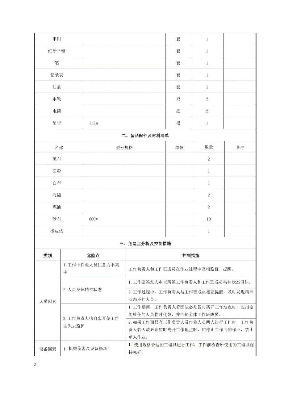 混流式水轮发电机组顶盖排水系统A级检修作业指导书_第5页