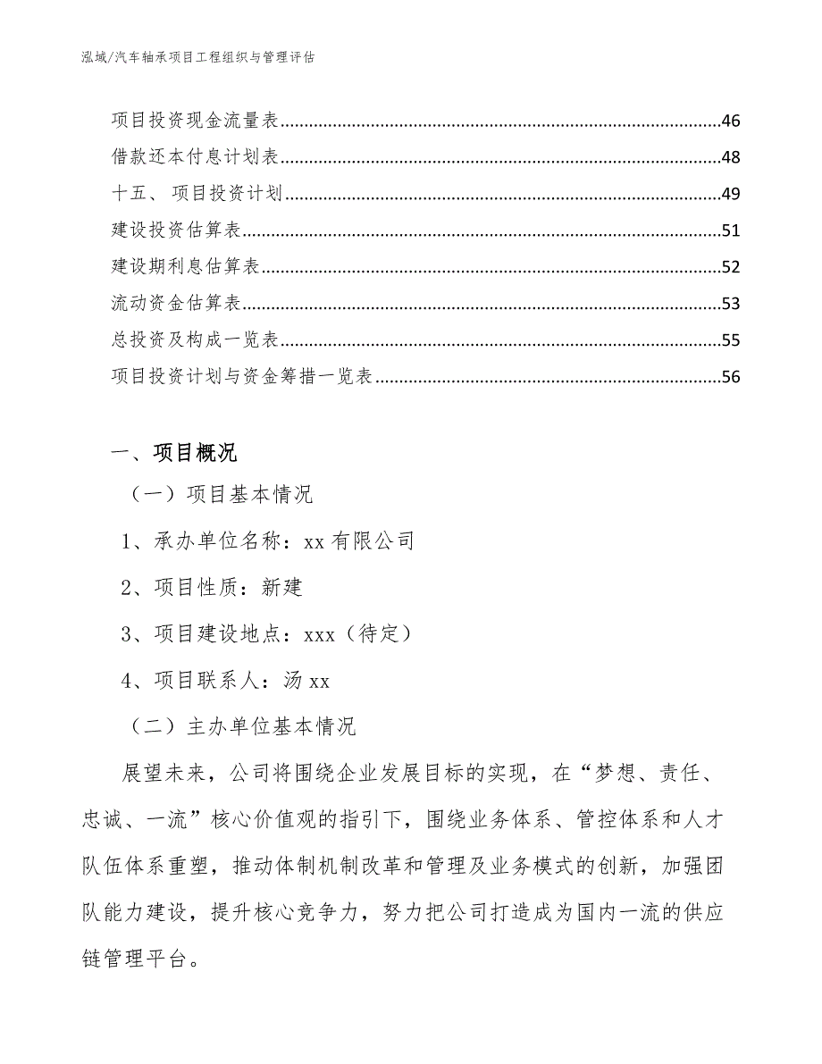 汽车轴承项目工程组织与管理评估_第2页