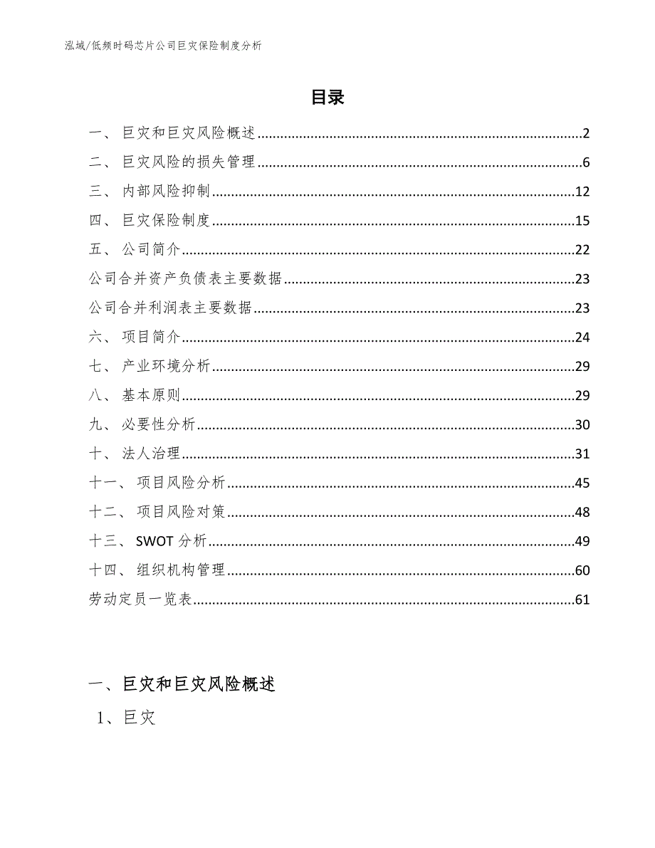 低频时码芯片公司巨灾保险制度分析_参考_第2页