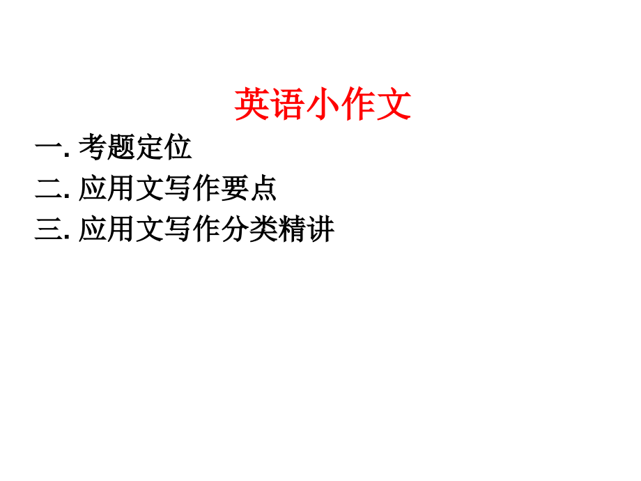 考研英语二写作精品课件_第1页