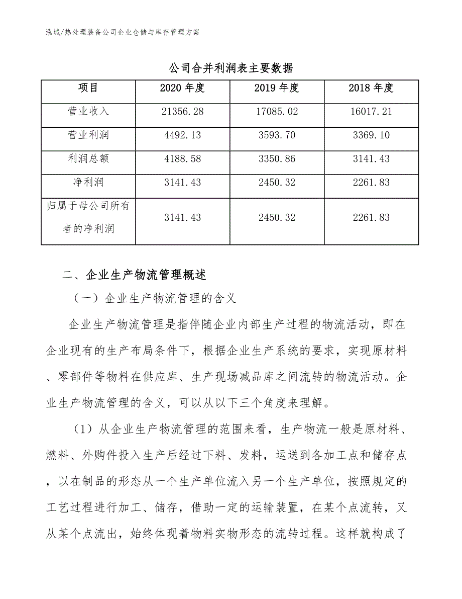 热处理装备公司企业仓储与库存管理方案【范文】_第3页