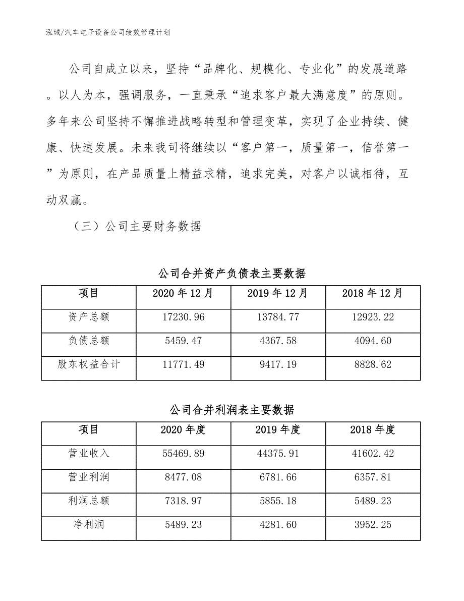 汽车电子设备公司绩效管理计划_第4页