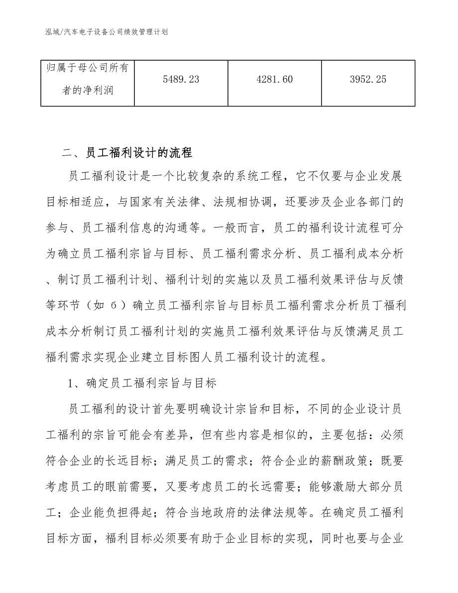 汽车电子设备公司绩效管理计划_第5页