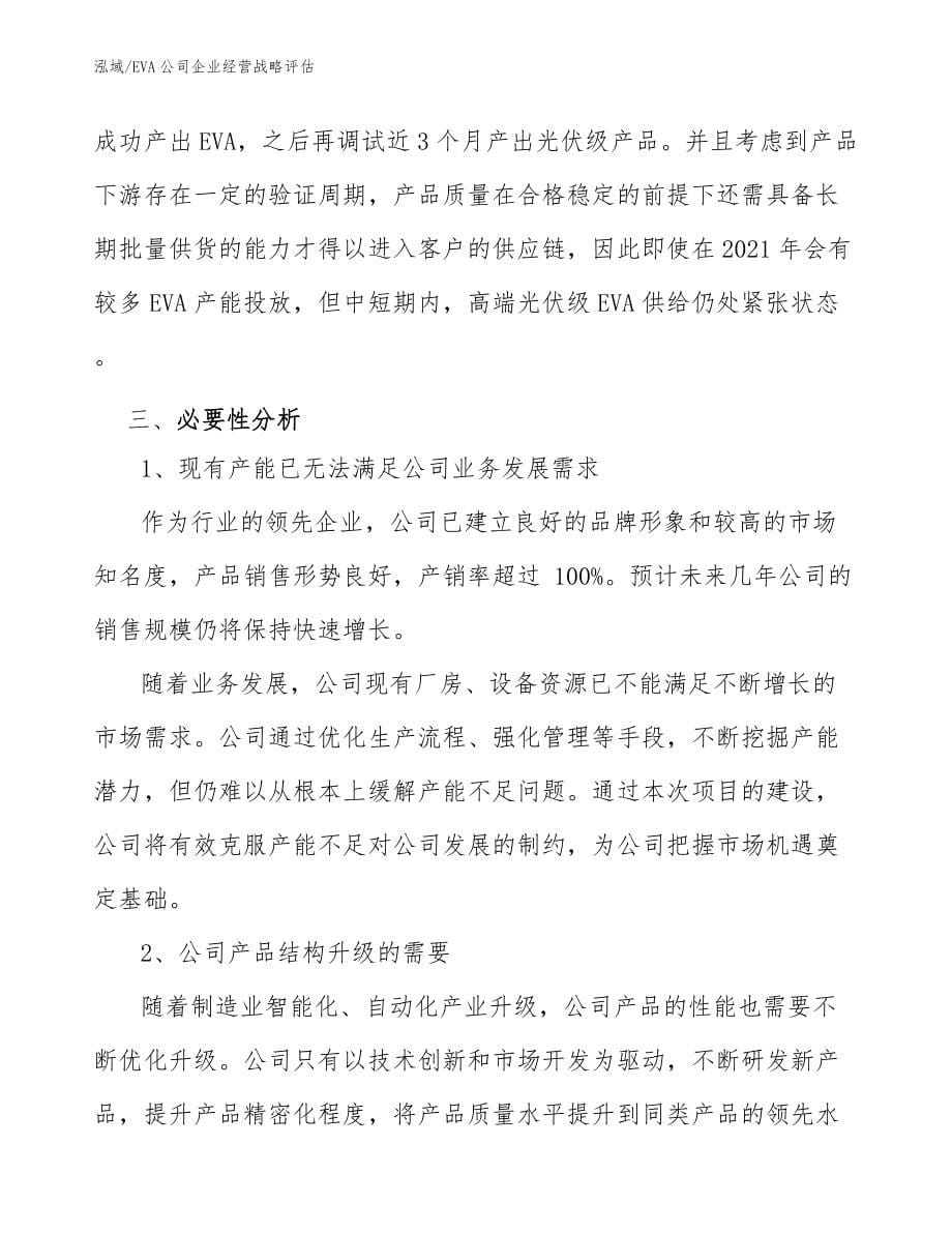 EVA公司企业经营战略评估（范文）_第5页