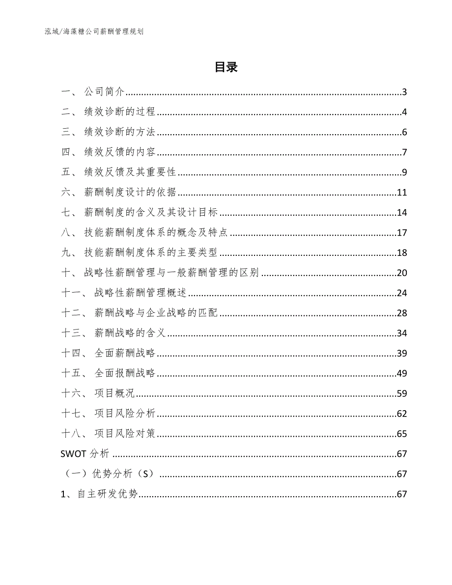 海藻糖公司薪酬管理规划_参考_第2页