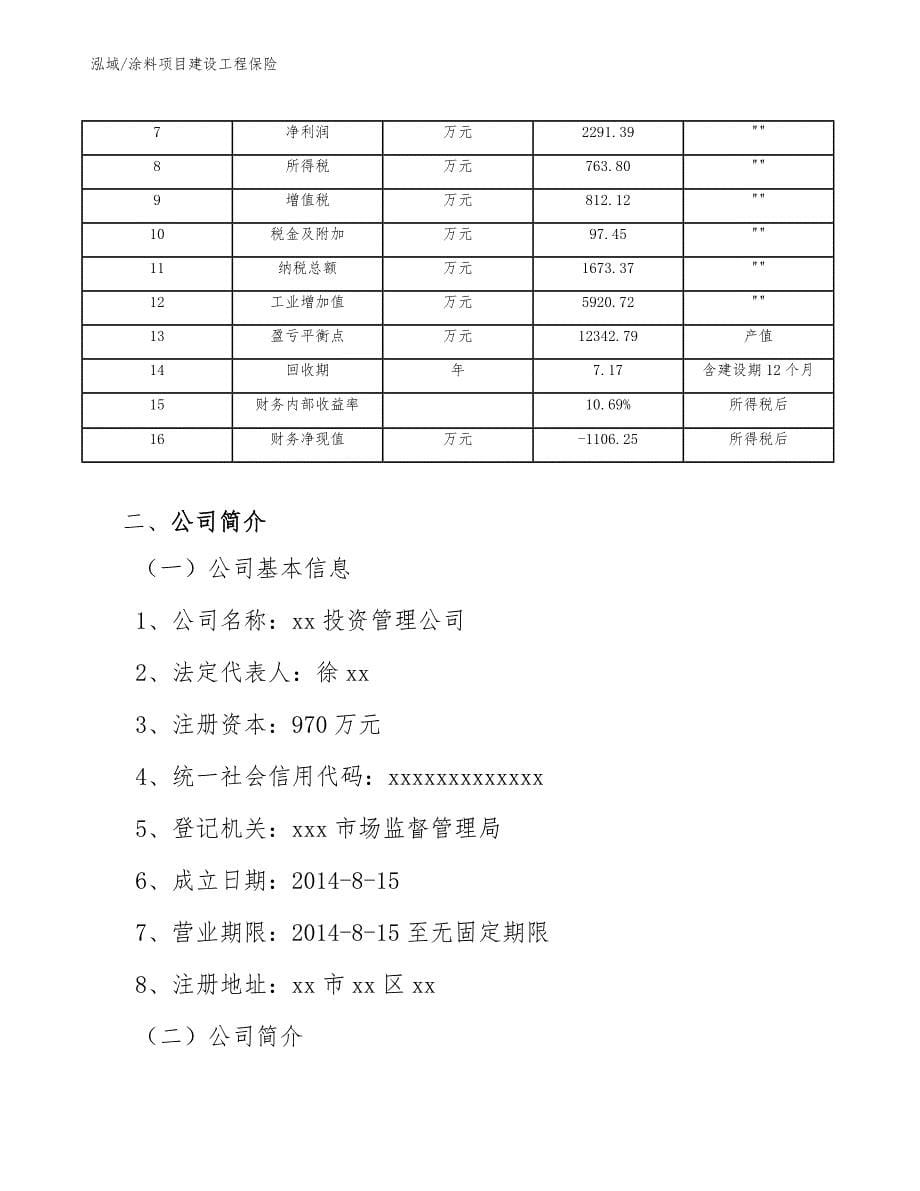 涂料项目建设工程保险_第5页