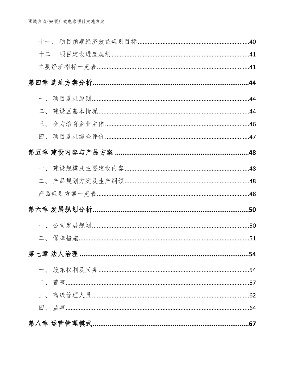 安顺片式电感项目实施方案（参考范文）_第2页