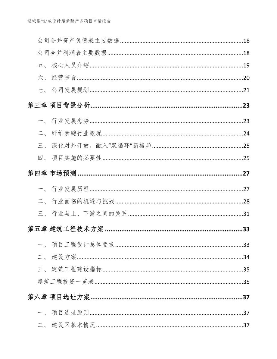 咸宁纤维素醚产品项目申请报告模板_第3页