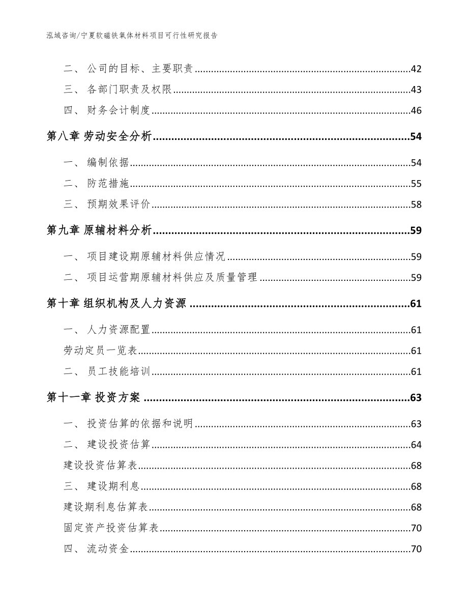 宁夏软磁铁氧体材料项目可行性研究报告范文参考_第4页