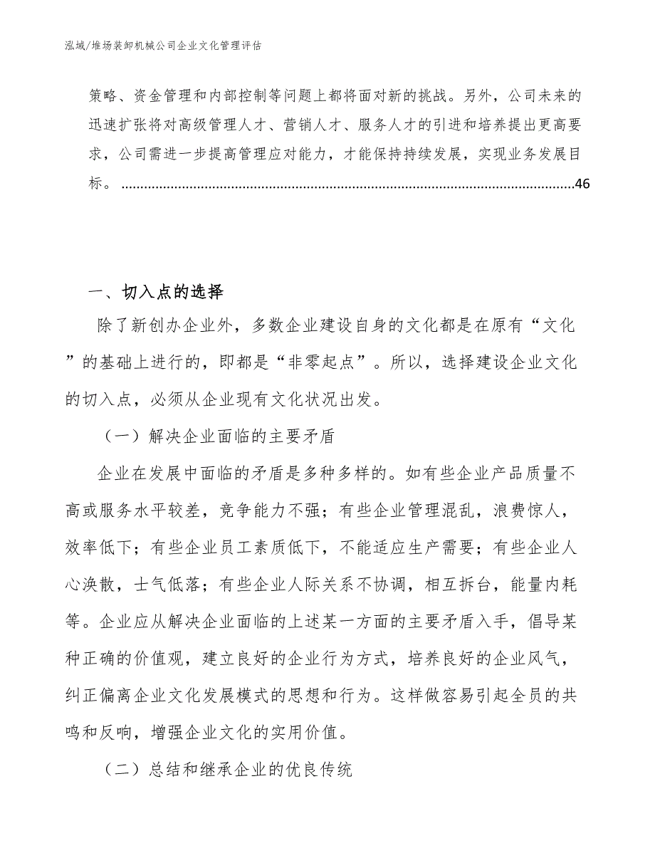 堆场装卸机械公司企业文化管理评估_第2页