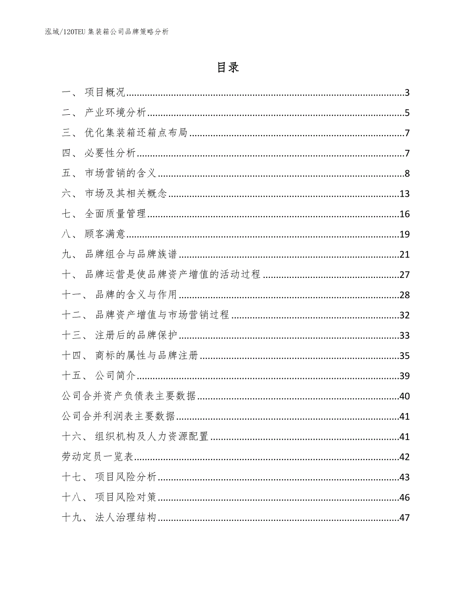 120TEU集装箱公司品牌策略分析_参考_第2页