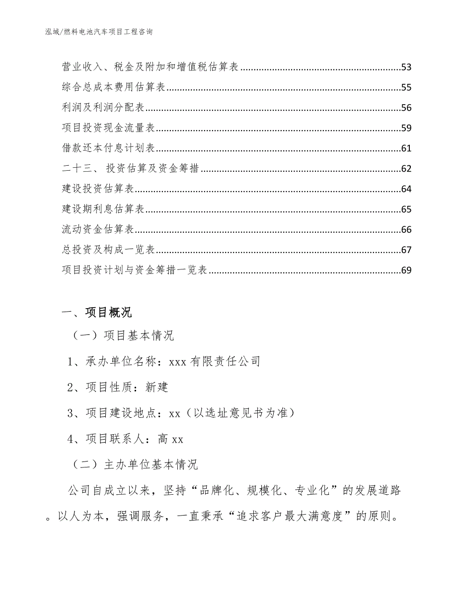 燃料电池汽车项目工程咨询_范文_第3页