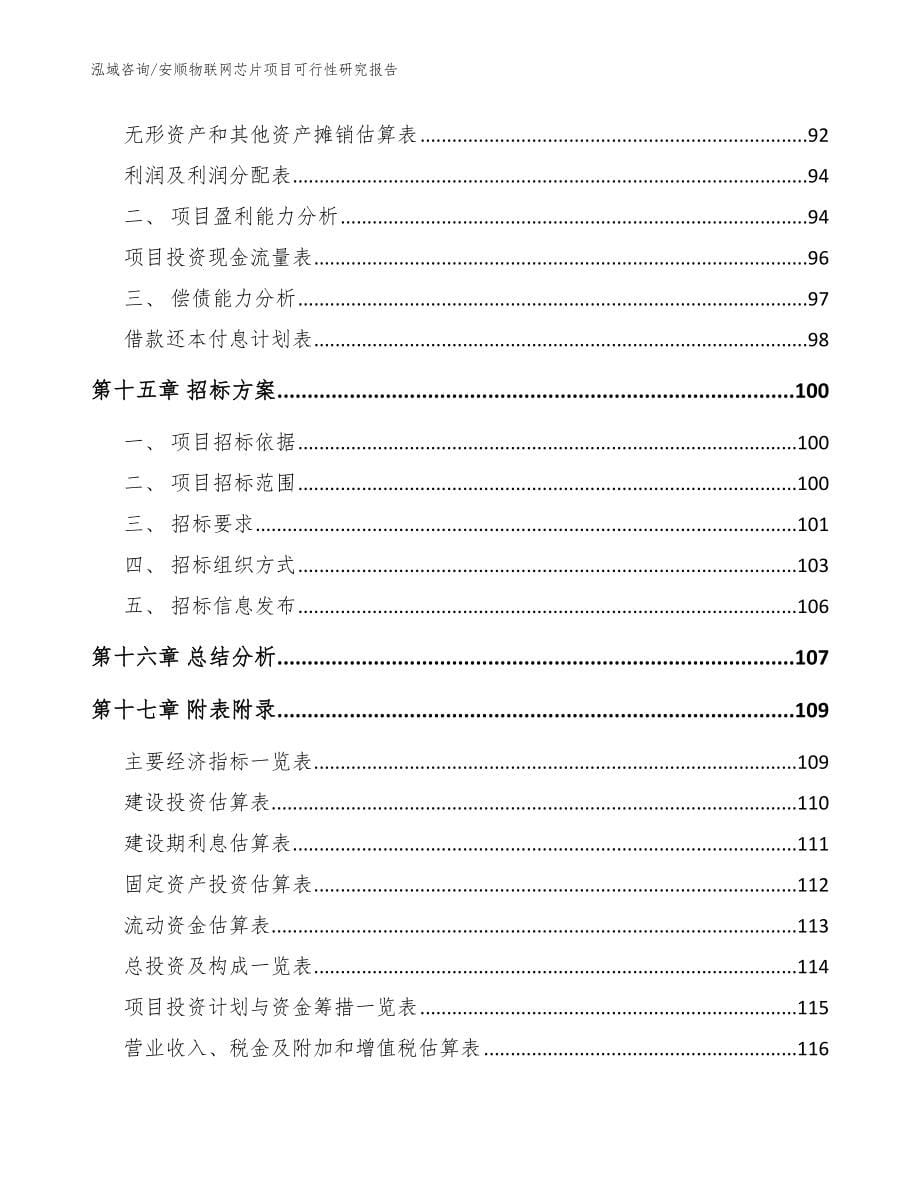 安顺物联网芯片项目可行性研究报告参考模板_第5页