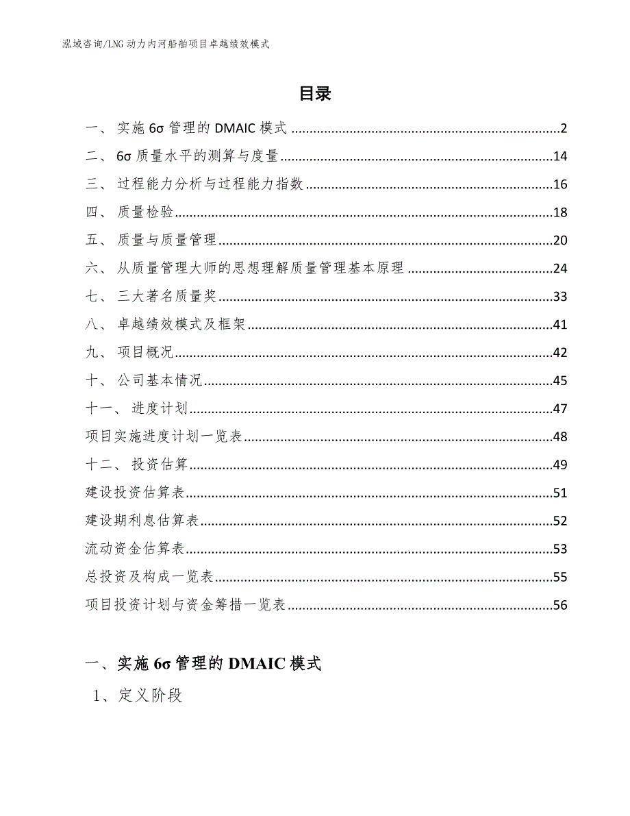 LNG动力内河船舶项目卓越绩效模式（范文）_第2页