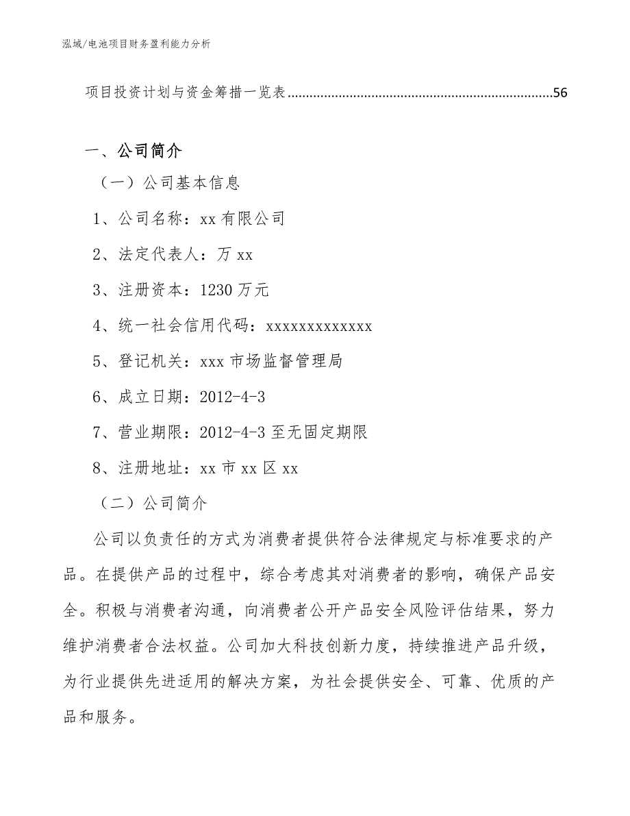 电池项目财务盈利能力分析_参考_第2页