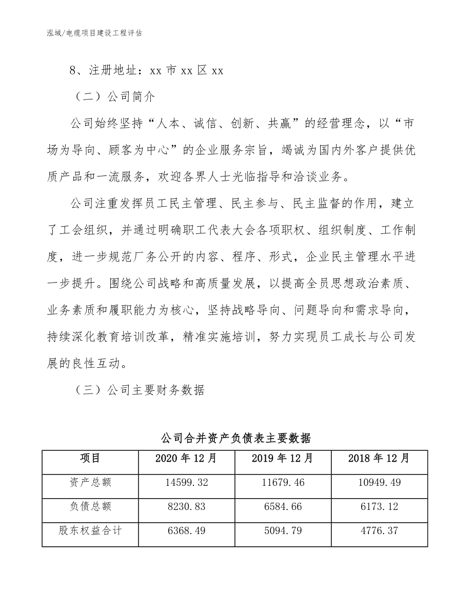 电缆项目建设工程评估_第4页