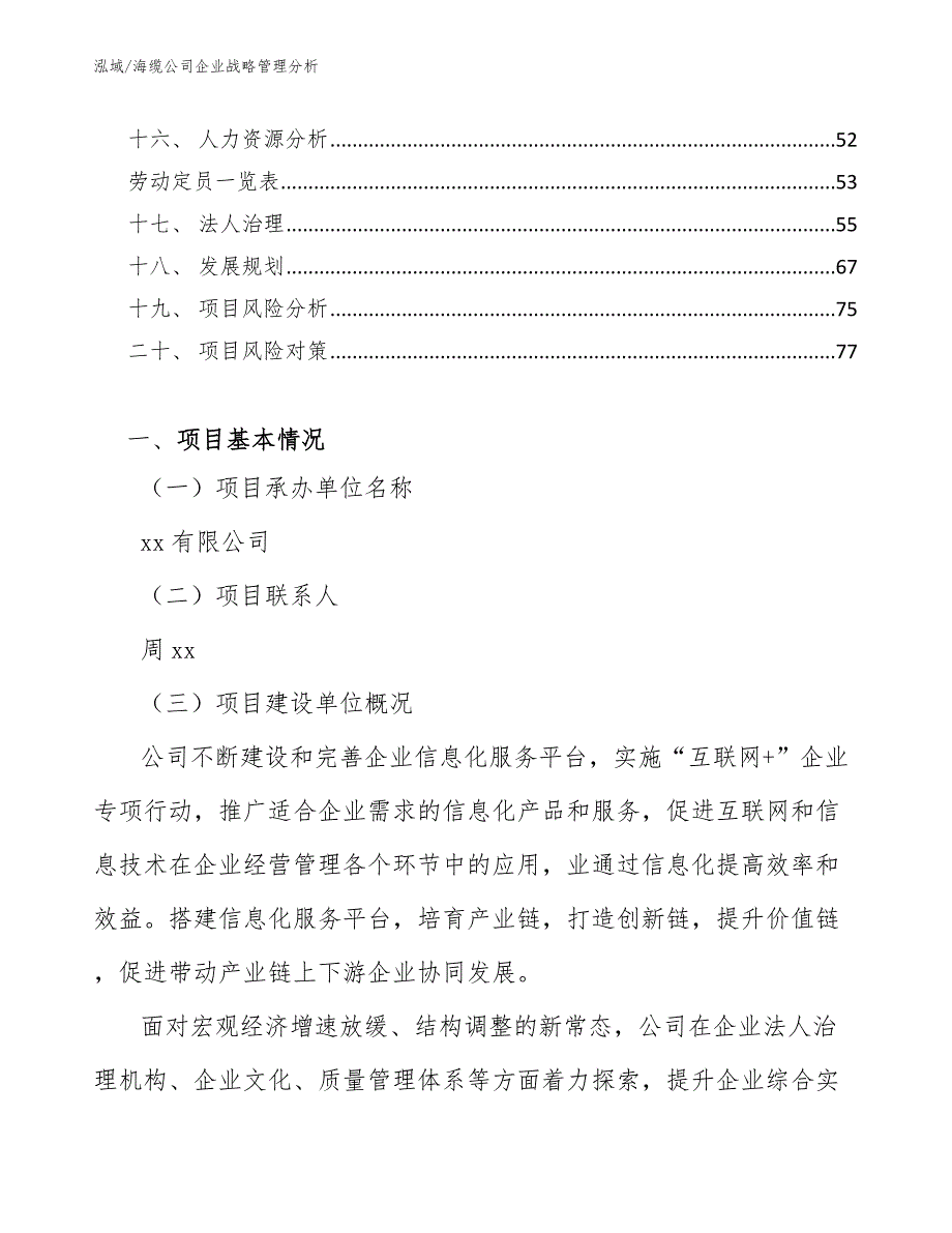 海缆公司企业战略管理分析_第3页