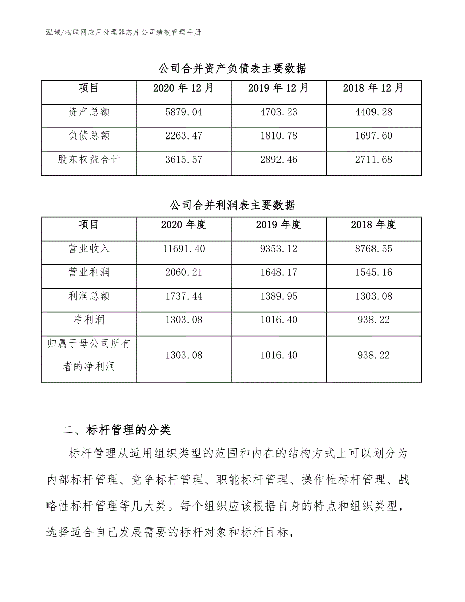 物联网应用处理器芯片公司绩效管理手册_范文_第4页