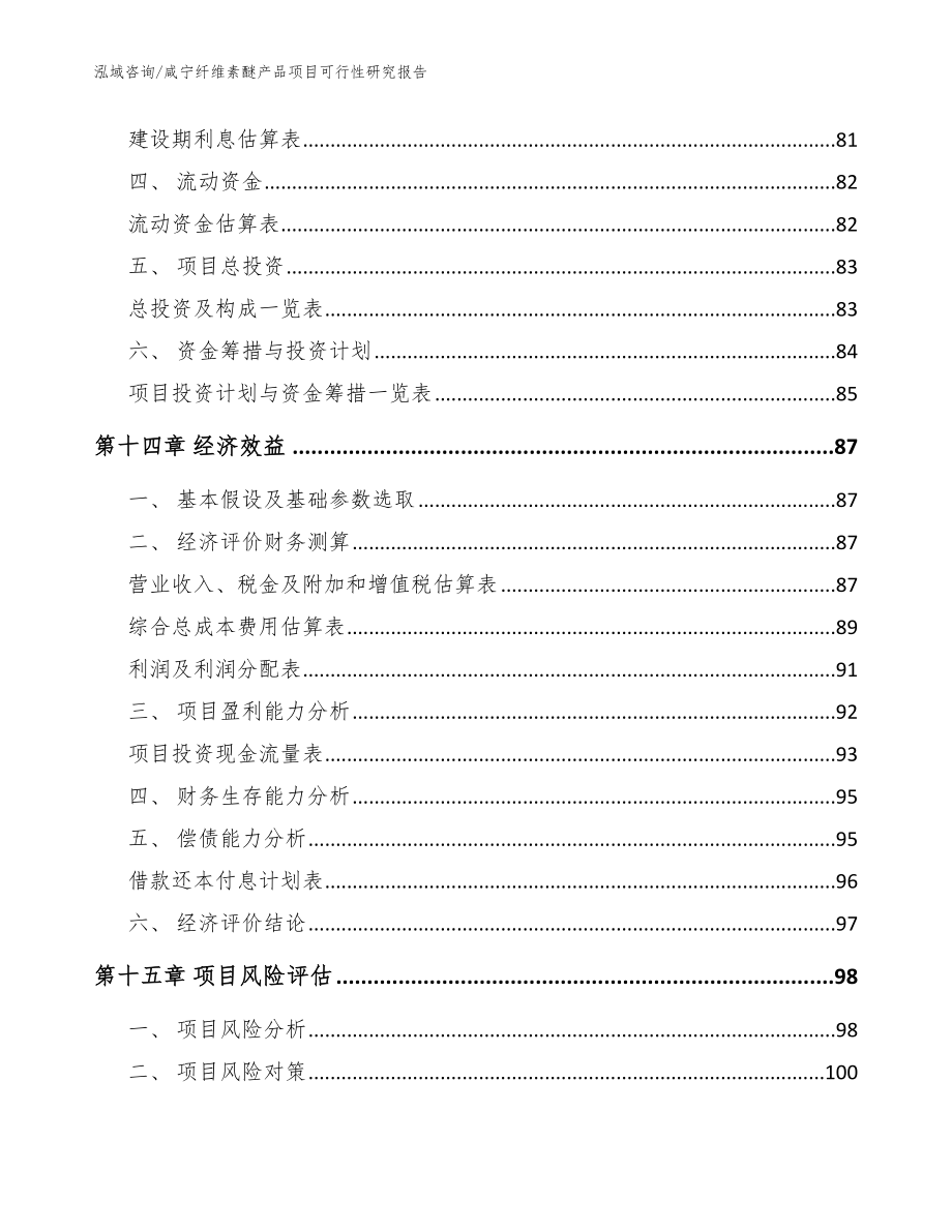 咸宁纤维素醚产品项目可行性研究报告【模板参考】_第4页