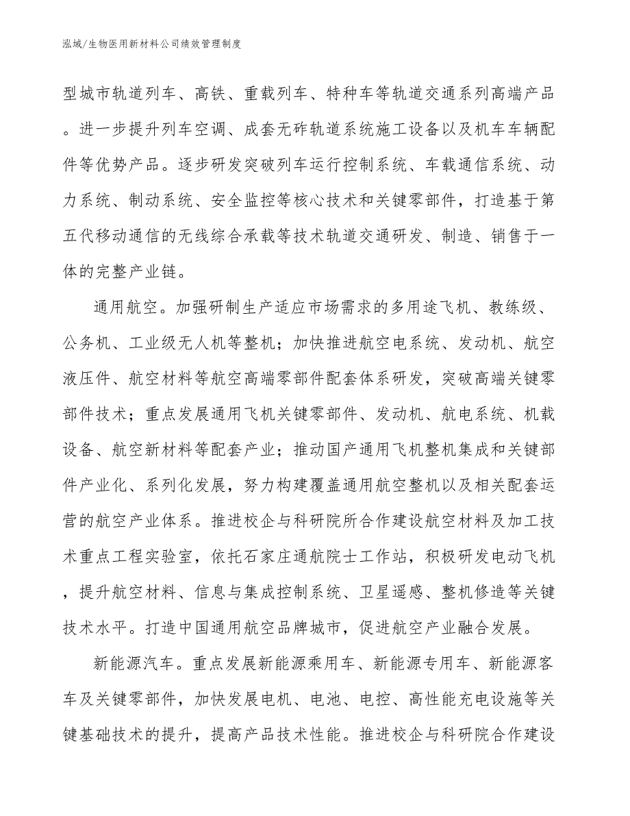 生物医用新材料公司绩效管理制度（范文）_第4页