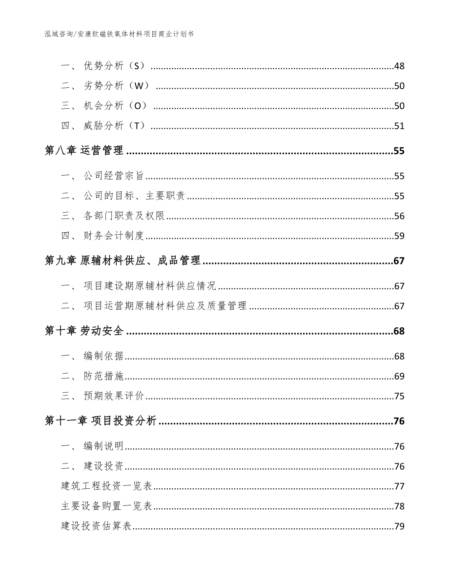 安康软磁铁氧体材料项目商业计划书【模板范文】_第4页