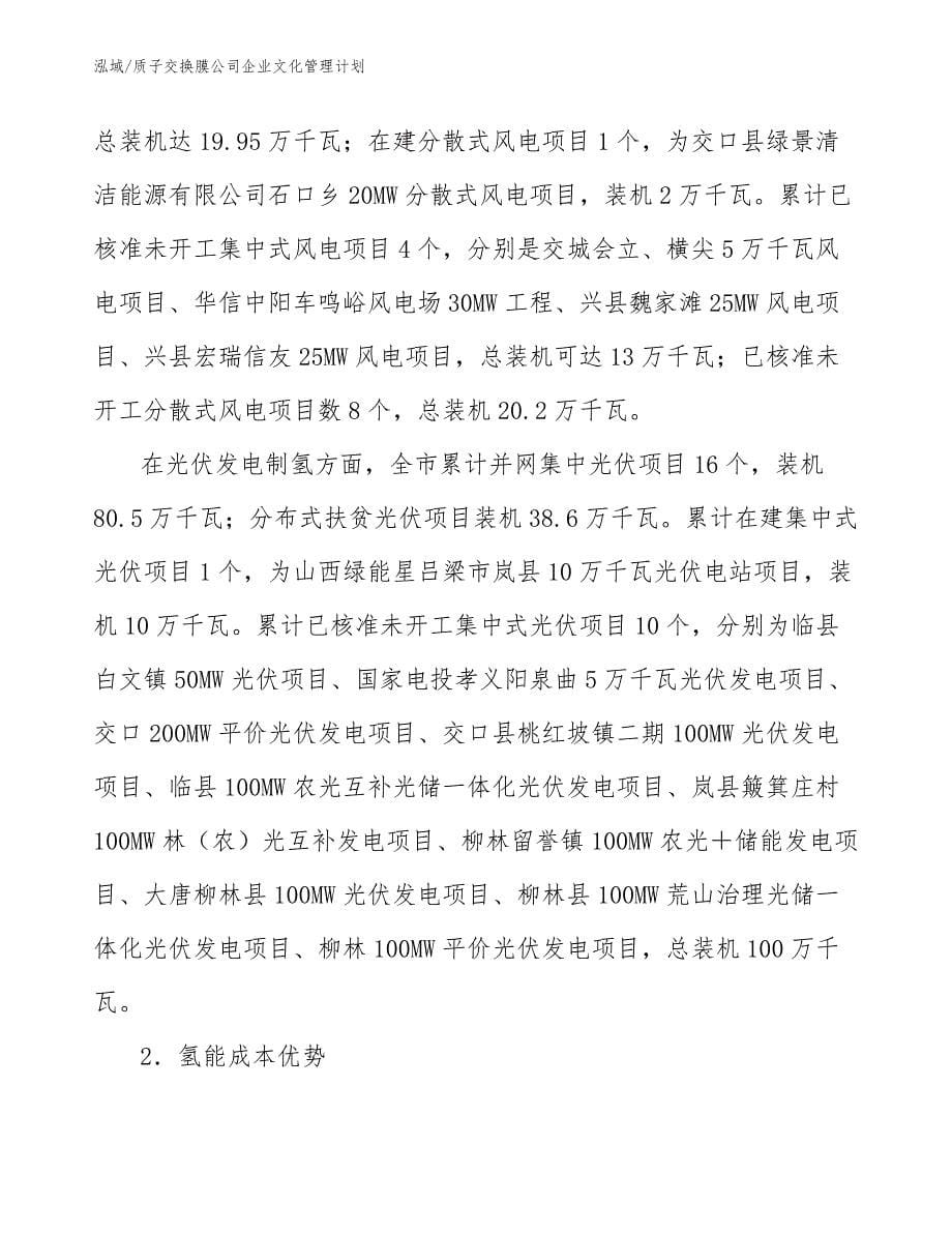 质子交换膜公司企业文化管理计划（范文）_第5页