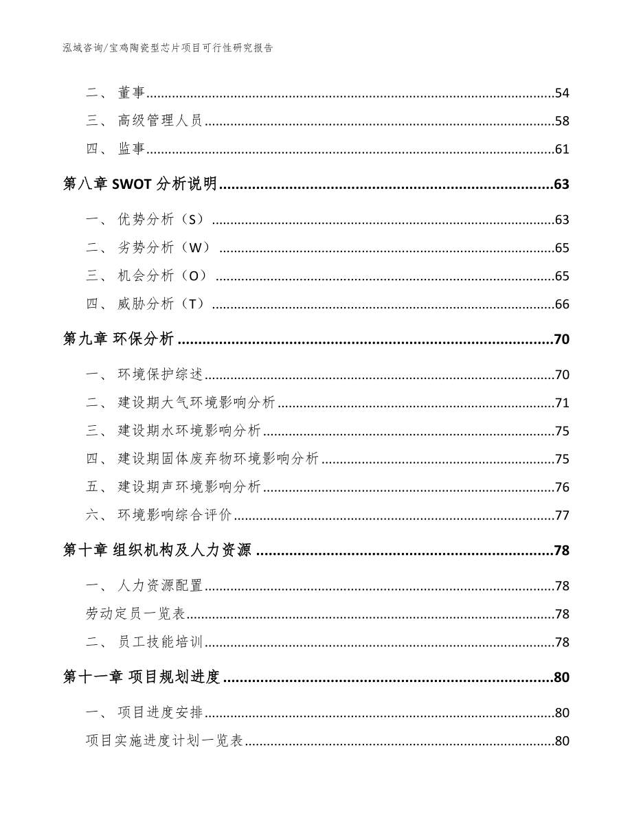 宝鸡陶瓷型芯片项目可行性研究报告_第3页