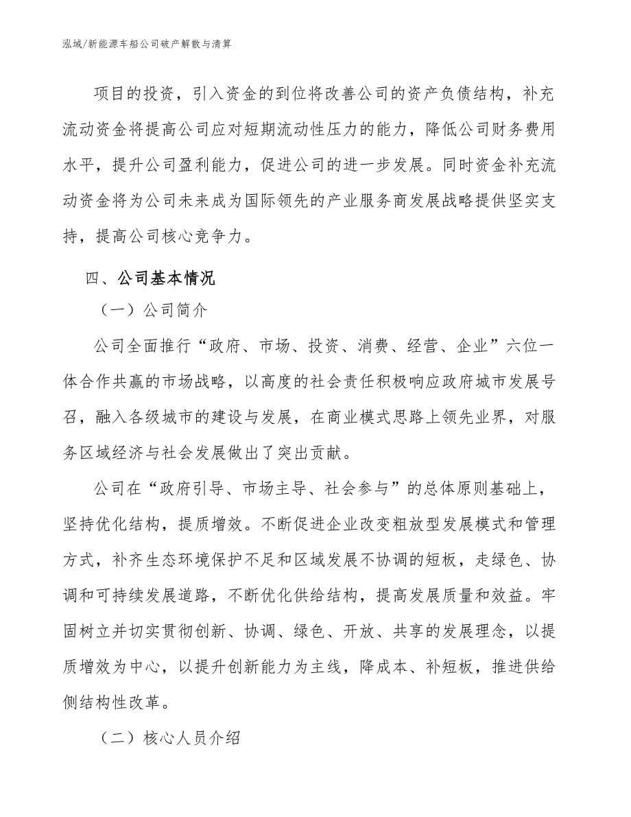 新能源车船公司破产解散与清算_参考_第5页