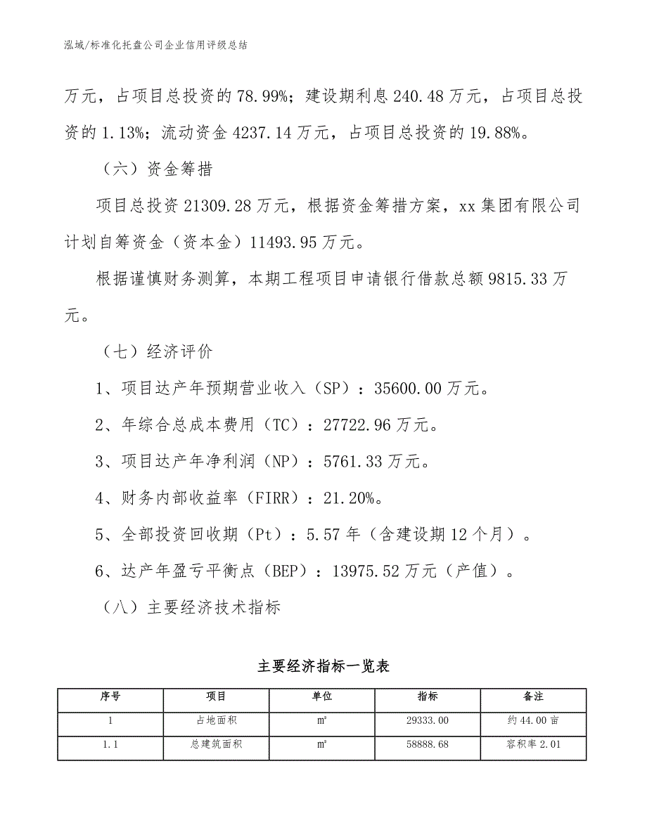 标准化托盘公司企业信用评级总结（范文）_第4页