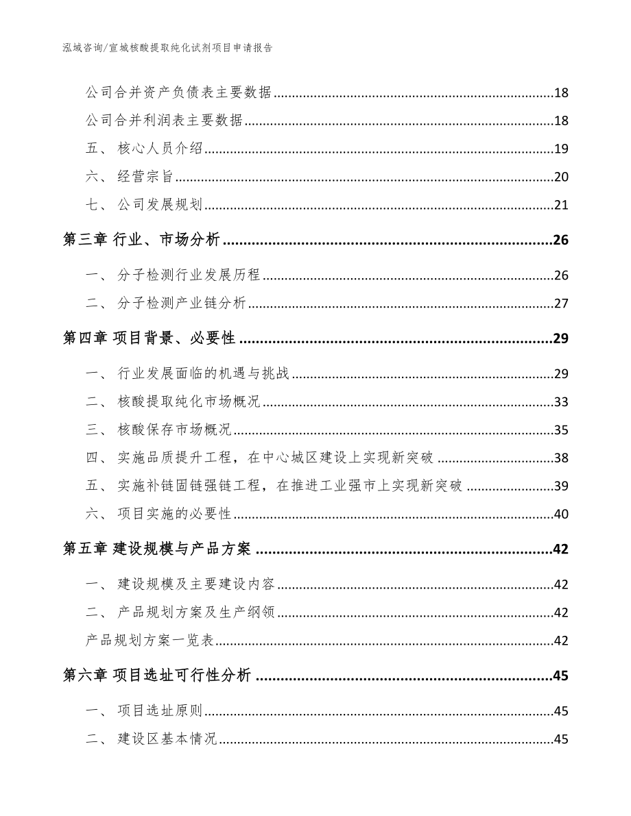 宣城核酸提取纯化试剂项目申请报告（范文）_第3页