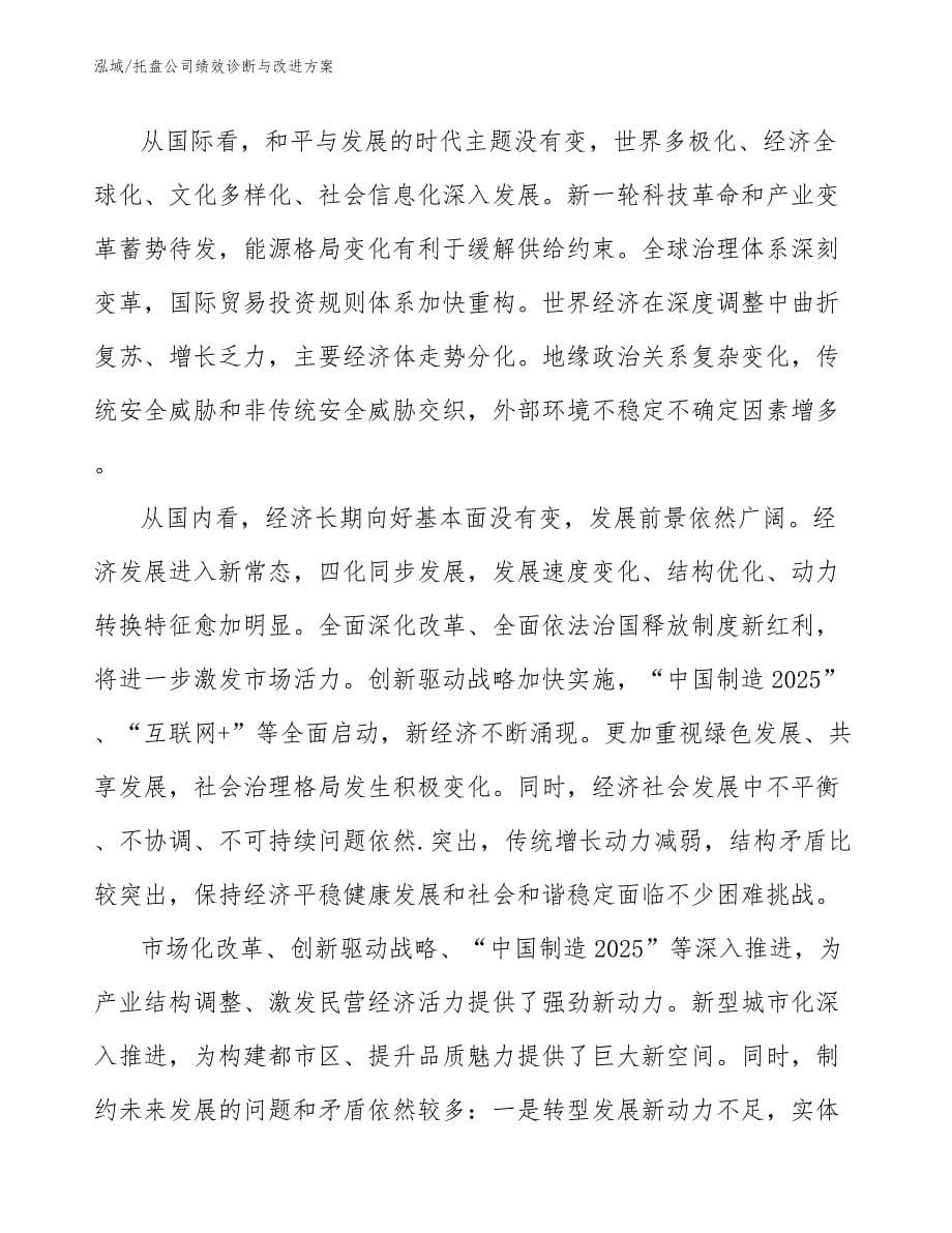 托盘公司绩效诊断与改进方案（范文）_第5页