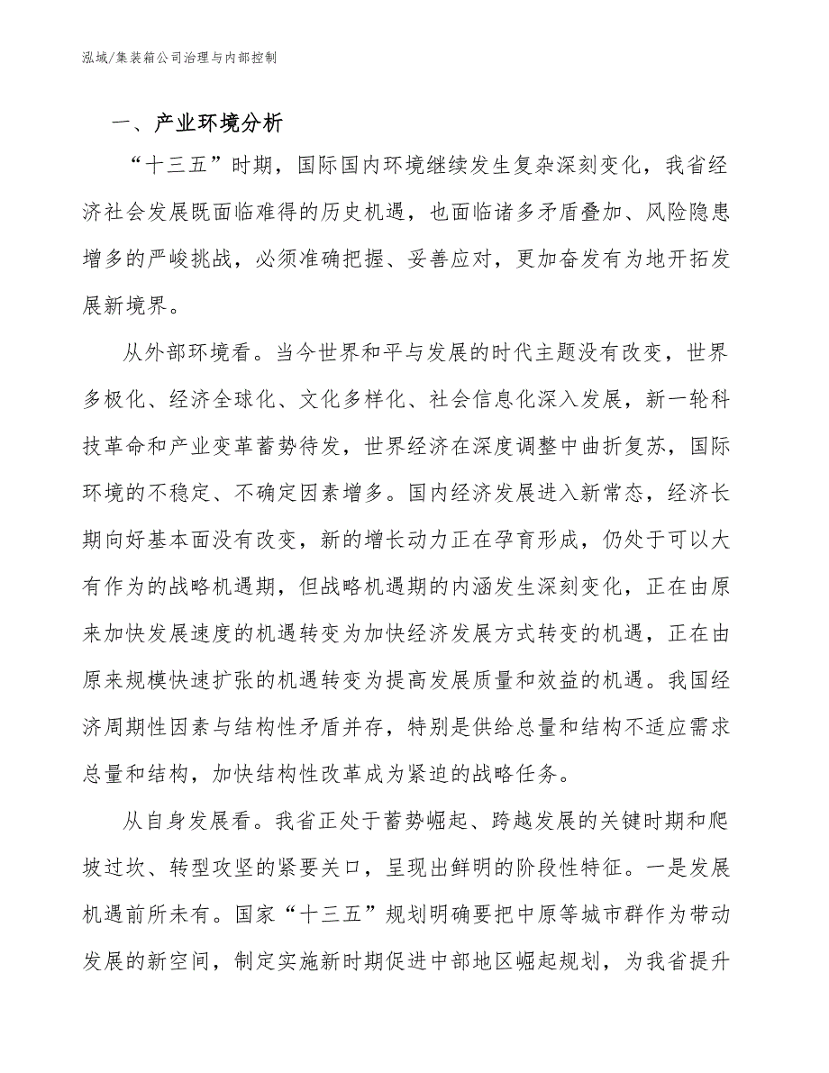 集装箱公司治理与内部控制【参考】_第3页