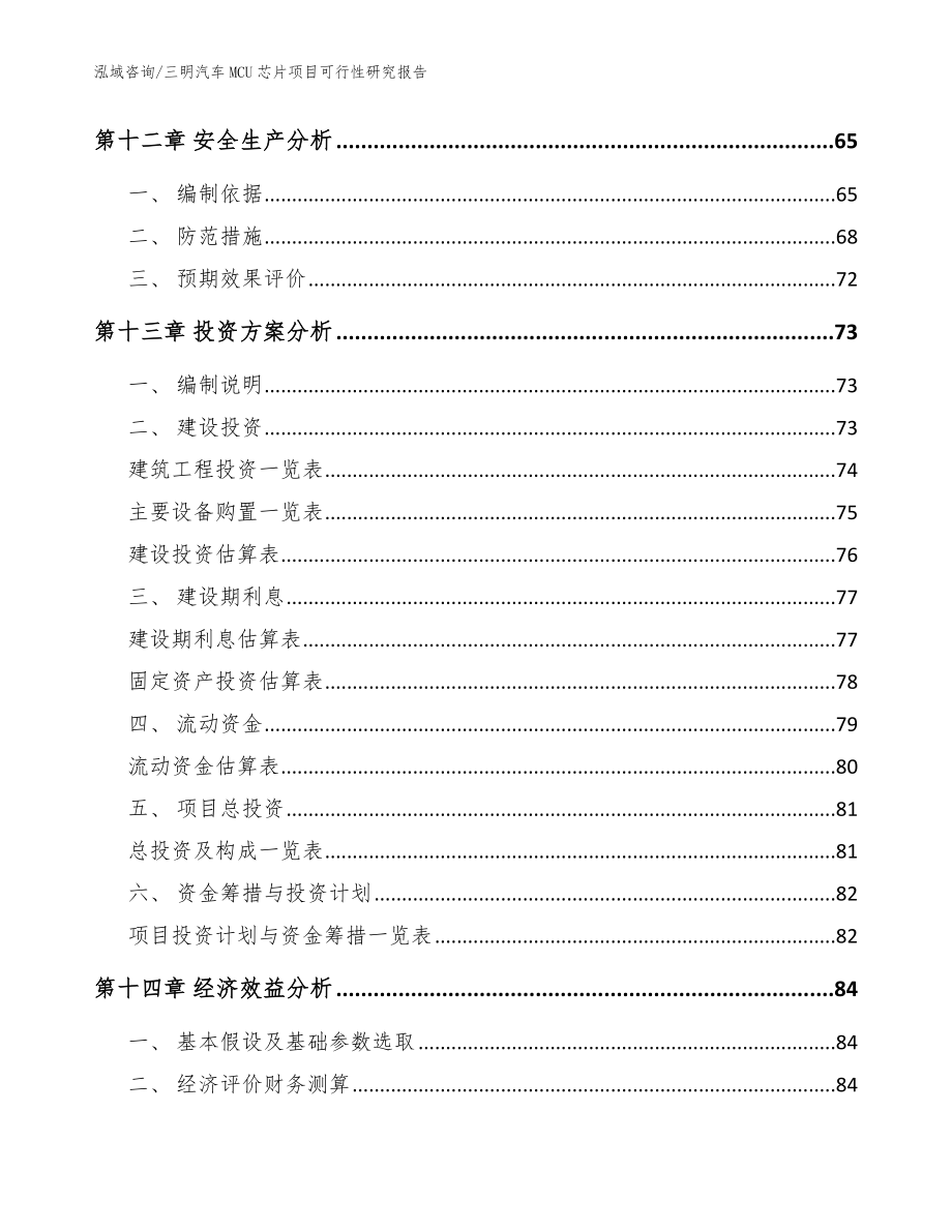 三明汽车MCU芯片项目可行性研究报告模板_第4页