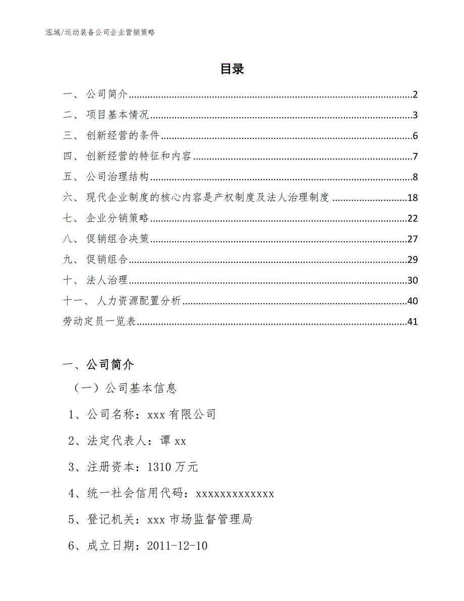 运动装备公司企业营销策略（参考）_第2页