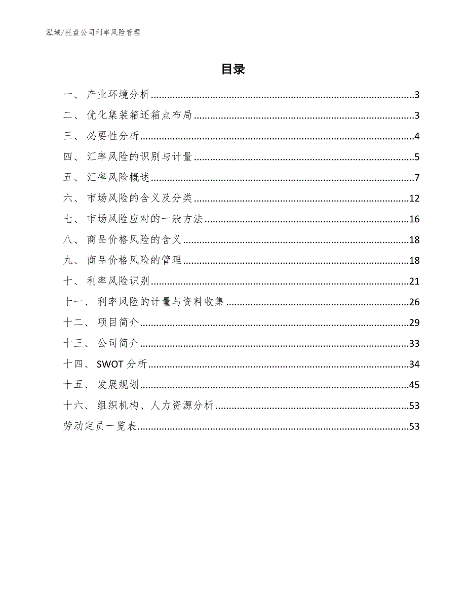 托盘公司利率风险管理_第2页