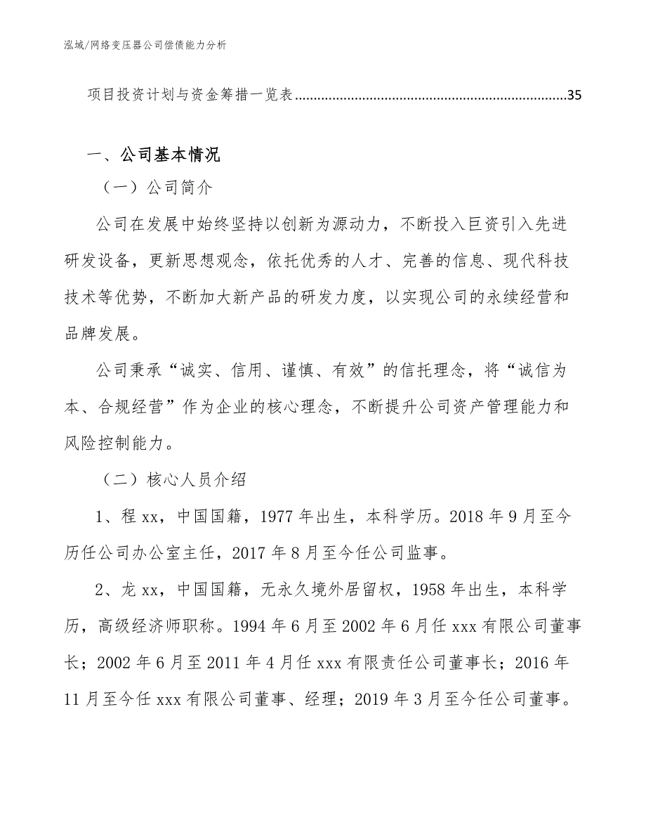 网络变压器公司偿债能力分析_参考_第3页