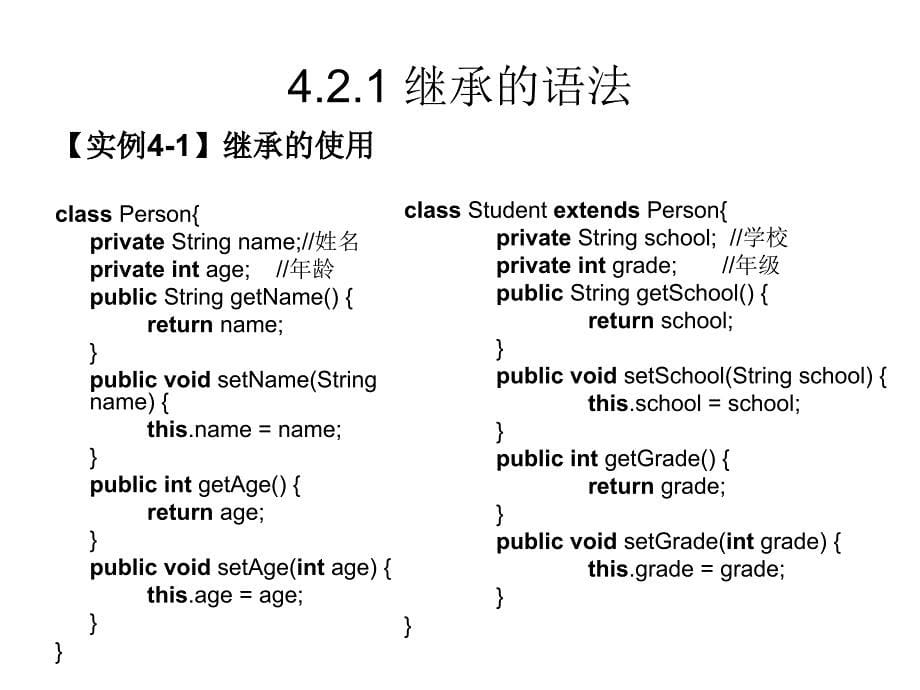 继承与多态性-JAVA程序设计课件_第5页