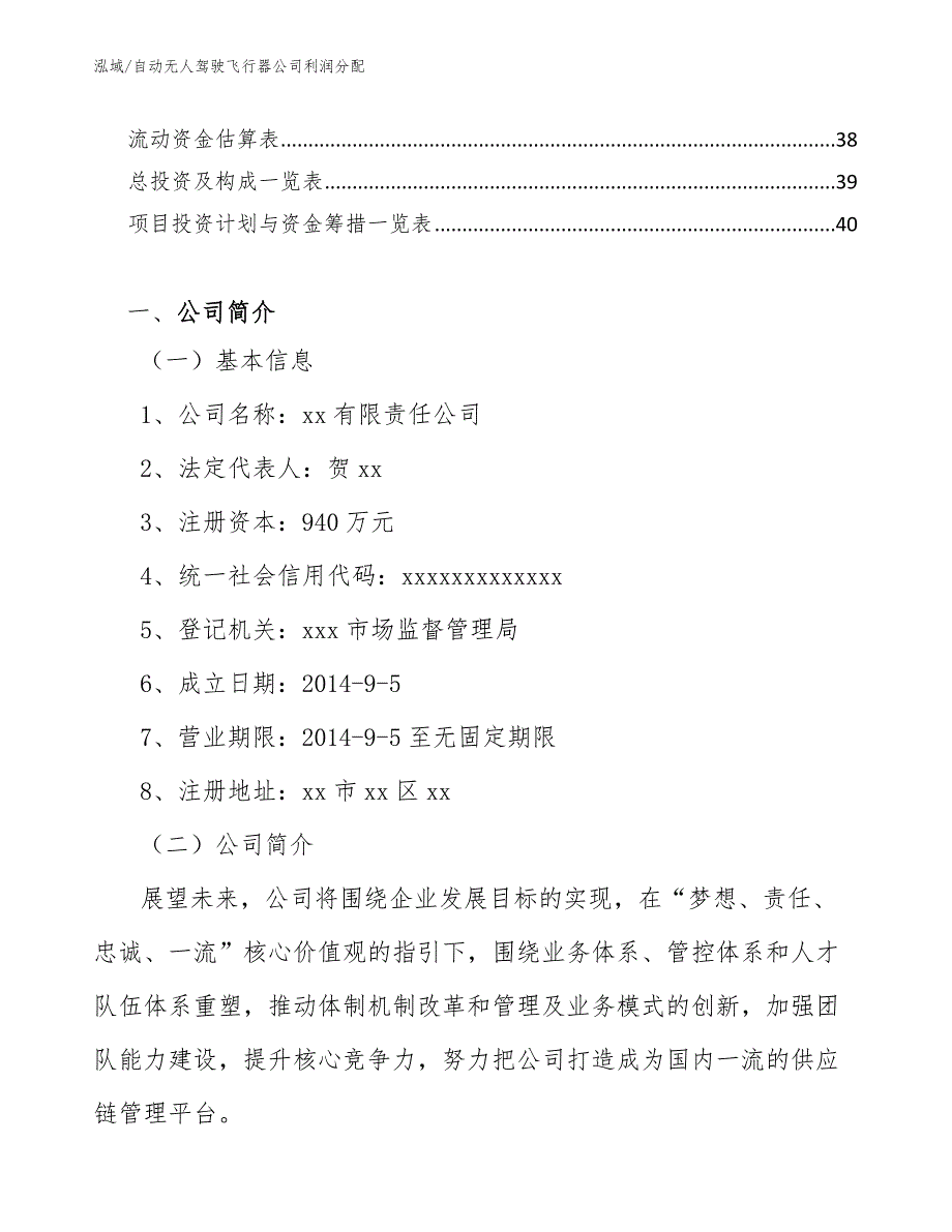 自动无人驾驶飞行器公司利润分配_第2页