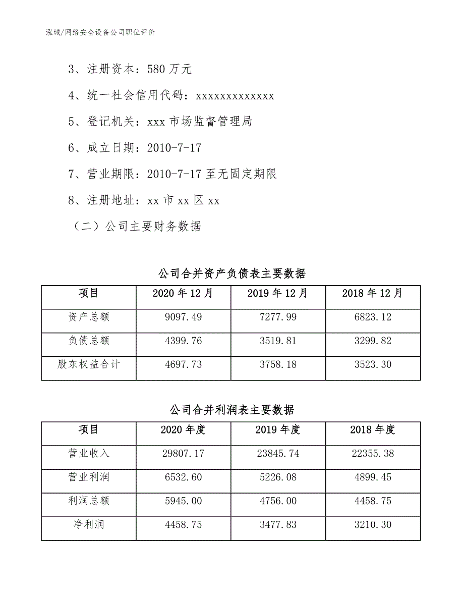 网络安全设备公司职位评价_第2页