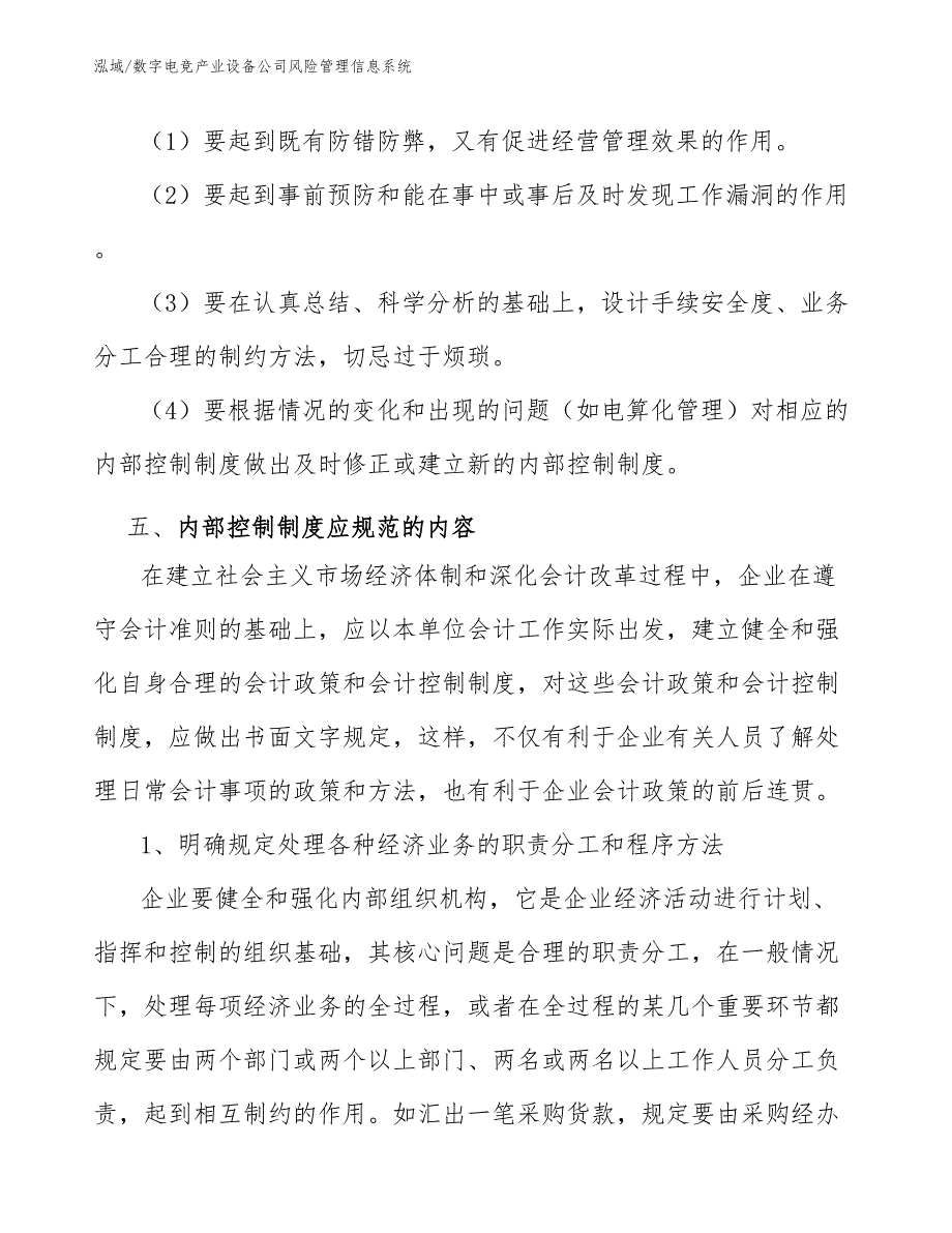 数字电竞产业设备公司风险管理信息系统（参考）_第4页